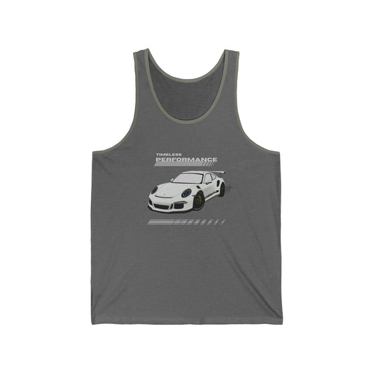 Unisex Jersey Tank - Timeless Performance, Porsche