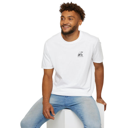 Fireblade Motorcycle Enthusiast Unisex Softstyle T-Shirt - Retro Bike Design