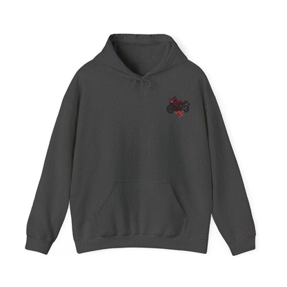 650r Motorcycle Urban Vibes Unisex Hoodie - Neon Night Design