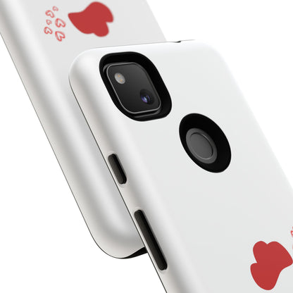 Cute Chicken Phone Case, Tough Cases for Animal Lovers, Valentine's Gift, Farmhouse Decor, Unique Mobile Accessories, Heart Design