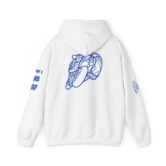 Motorcycle Design Hoodie, Perfect for Bikers, Gift for Riders, Cozy Streetwear, Unisex Sweatshirt, Casual Outfit for Adventures