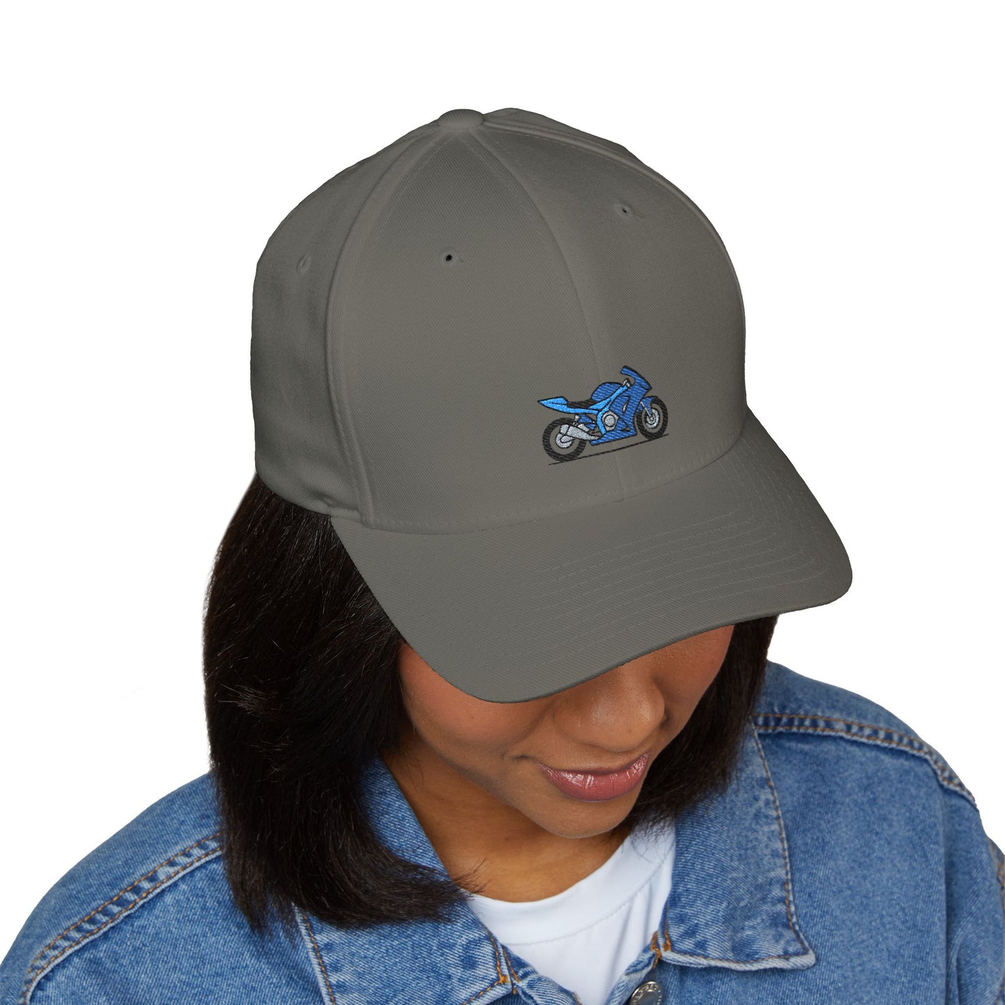 Motorcycle Embroidered Cap - Perfect Gift for Bikers