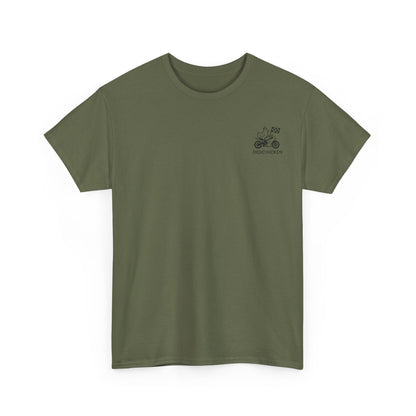 T-shirt de course en coton épais - Unisexe