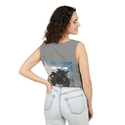 H2R Cool Backprint, Unisex Garment-Dyed Tank Top - 320+ Club Motorcycle Design