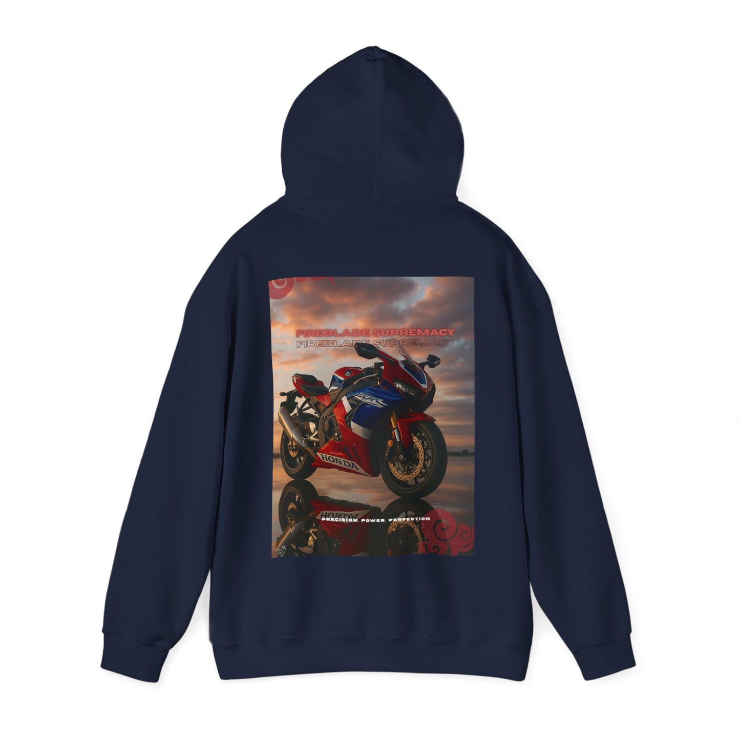 Fireblade Unisex Heavy Blend™ Motorcycle Sweatshirt - Retro Bike Design