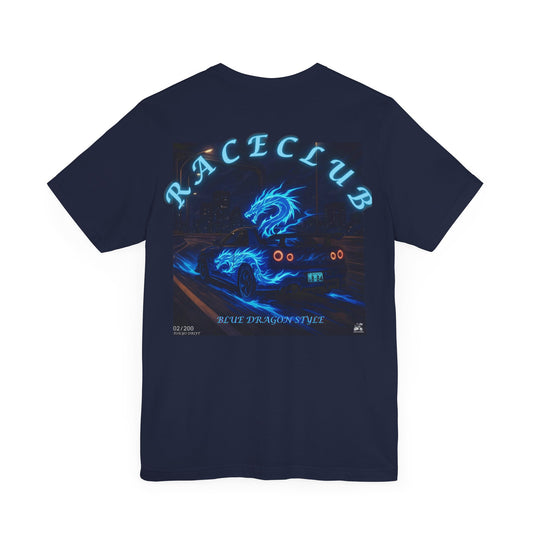 Blue Dragon Race Club Unisex Jersey Tee - Perfect Gift for Car Enthusiasts