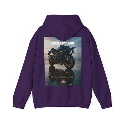 H2R Racing-Inspired Unisex Heavy Blend Hoodie with Graphic Art Design