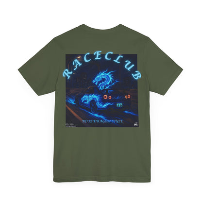 Blue Dragon Race Club Unisex Jersey Tee - Perfect Gift for Car Enthusiasts