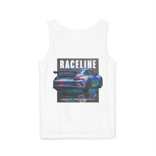 Raceline Holo Inspired Car - Unisex Garment-Dyed Tank Top