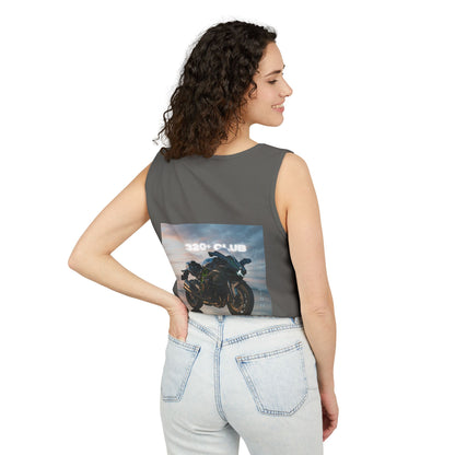 H2R Cool Backprint, Unisex Garment-Dyed Tank Top - 320+ Club Motorcycle Design