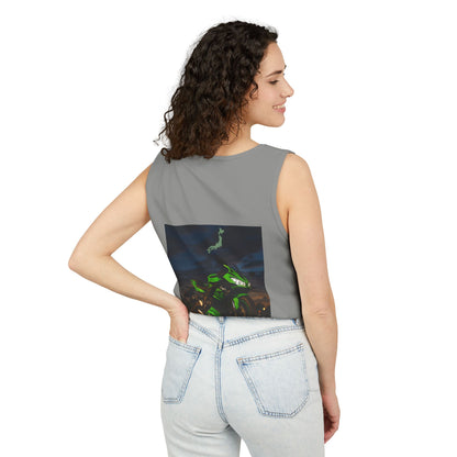 Zx6r Backprint Nice Custom Motorcycle Graphic Tank Top - Unisex Garment-Dyed